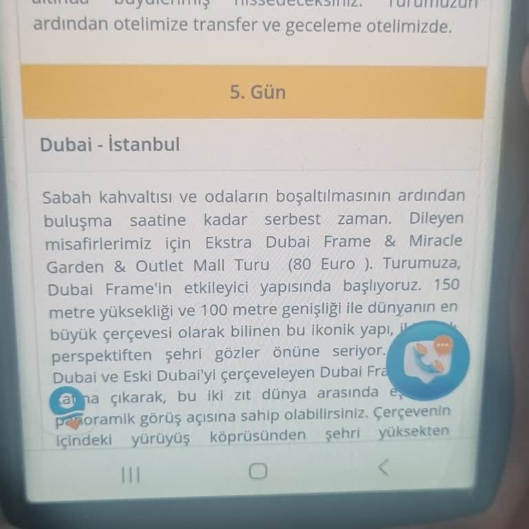 Eksik Hizmet Ve Yanıltıcı Tur Programı