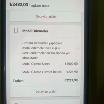 Vodafone Pay Üzerinden Bilgim Dışında Yapılan Harcama Ve İlgisizlik