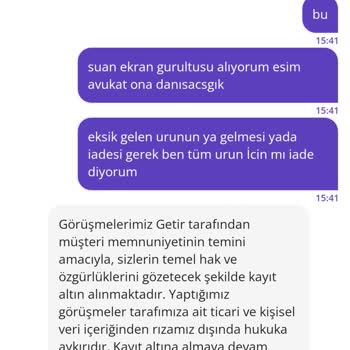Eksik Sipariş Ve Çözüm Sunmayan Müşteri Hizmetleri