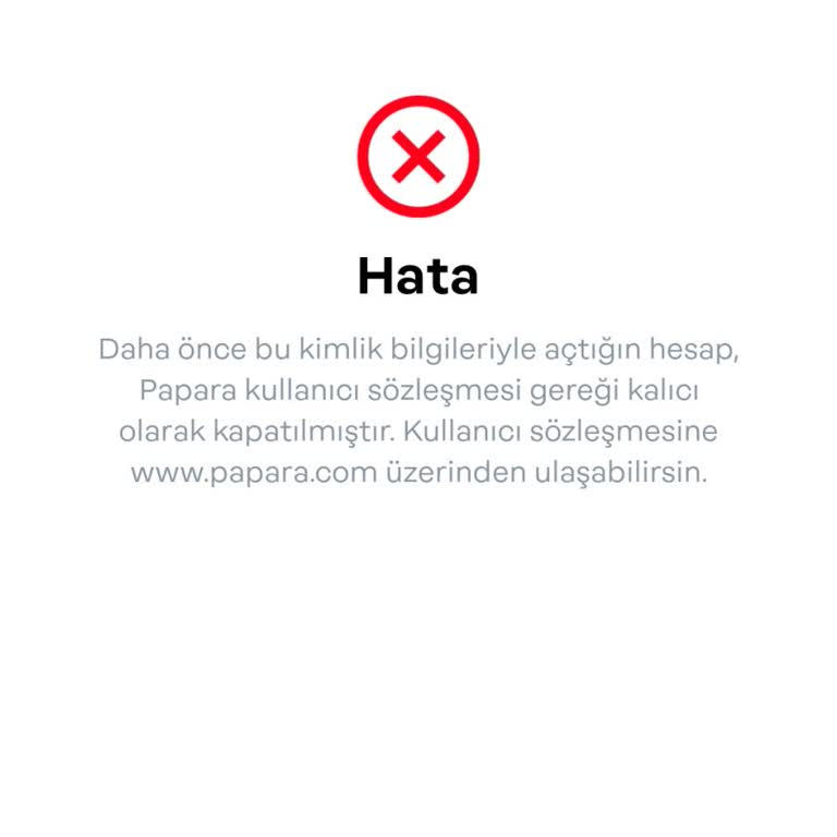 Onaylı Papara Hesabım Sebepsiz Kapatıldı Ve Mağdur Oldum