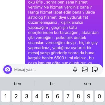 Psikolojik Hizmet Yerine Yanıltıcı Astroloji Analizi