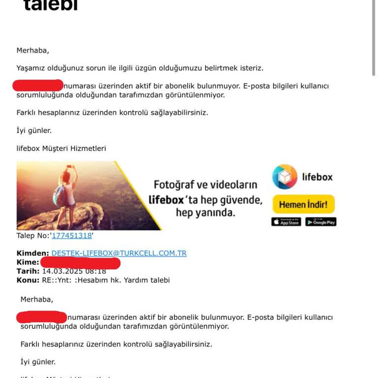Yedeklerime Erişemiyorum Ve Destek Alamıyorum