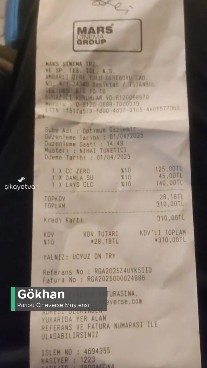 Paribu Cineverse Fahiş İçecek Yiyecek Fiyatları videonun kapak resmi