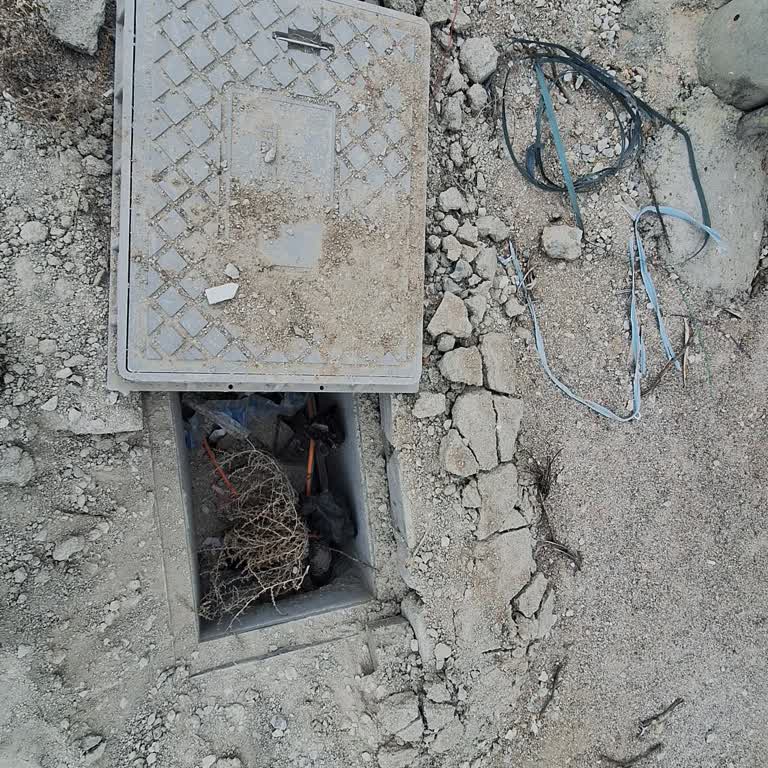 Tehlike Saçan Açık Çukur