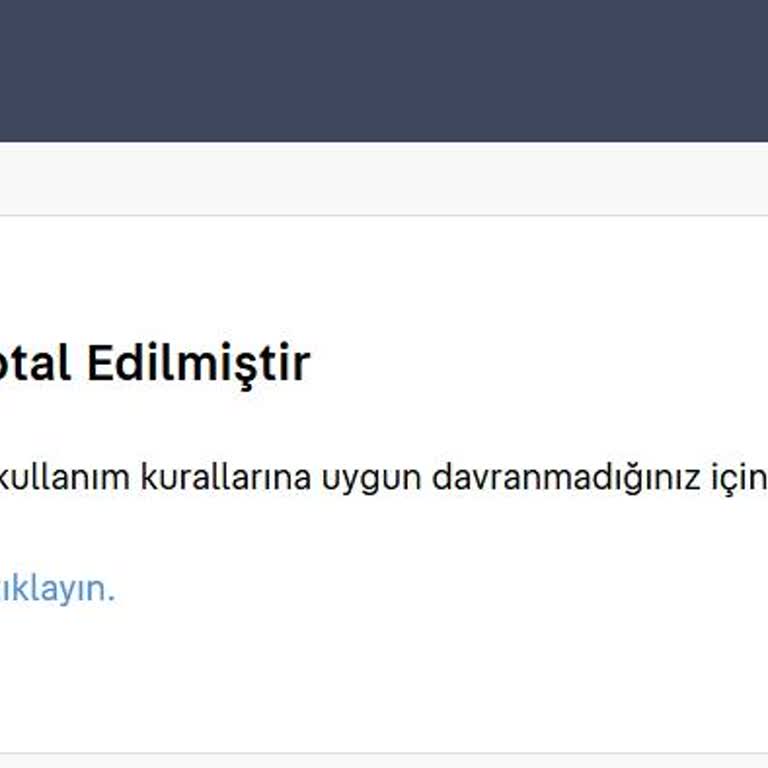 Hesap Kapatma Sorunu Ve Yetersiz Açıklama
