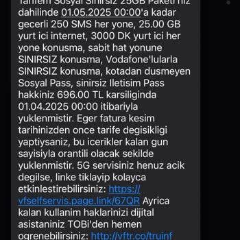 Vodafone Fatura Şoku: Bilgilendirme Eksikliği Ve Aşırı Zam