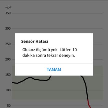 Glikoz Sensörü Hatası: Ölçüm Yapılamıyor