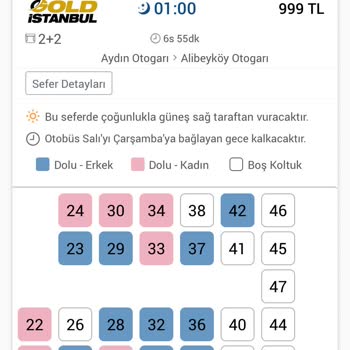 Gold İstanbul'dan Aldığım Biletin Sürekli Değiştirilmesi Ve Ulaşılamaması