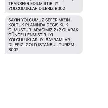 Gold İstanbul'dan Aldığım Biletin Sürekli Değiştirilmesi Ve Ulaşılamaması