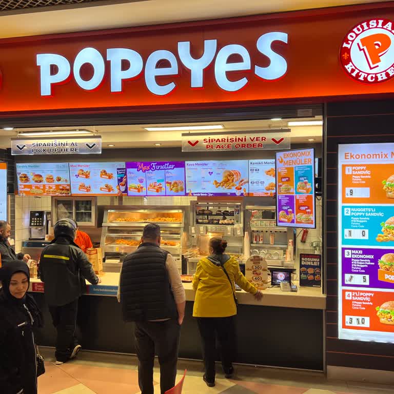 Bayramda Zorlu Deneyim: Popeyes'ta Yetersiz Personel Sorunu
