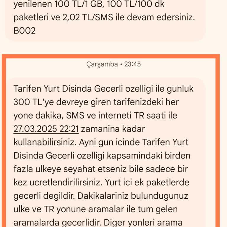 Yurt Dışı Paketinde Beklenmedik Ücretlendirme Sorunu