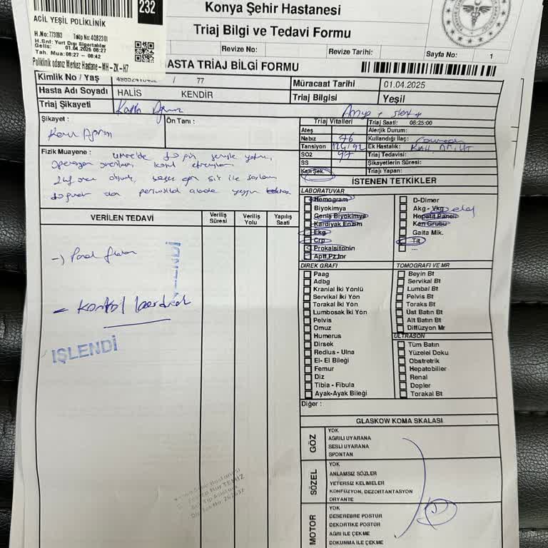 Konya Şehir Hastanesinde Hasta Mağduriyeti