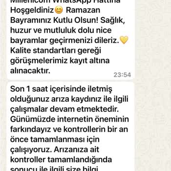 Millenicom İnternet Hizmetinde Sürekli Bağlantı Sorunları Ve Yetersiz Müşteri Desteği