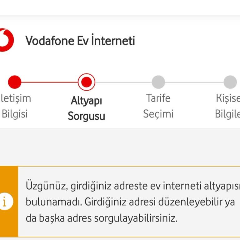 Adresimde Fiber Var Ama Teklif Alamıyorum