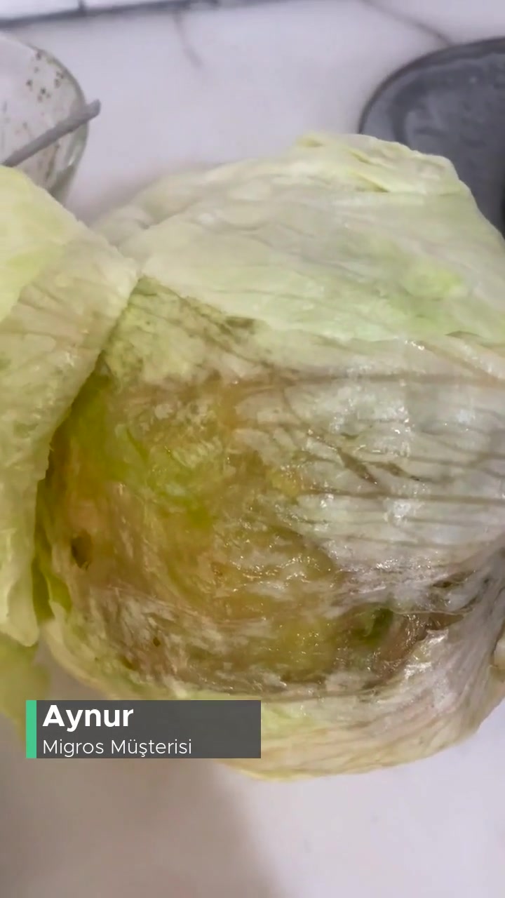 Migros 2 Adet Atom Marul Aldım Yapraklarını Ayıklarken Bu Halde Çıktı videonun kapak resmi