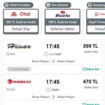 Yanlış Güzergah Sunumu Ve Bilet Değişim Sorunu