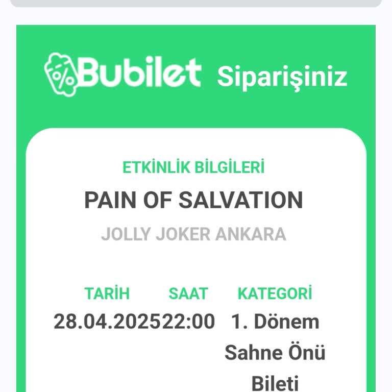 Konser Bileti İptalinde Anlayışsız Yaklaşım