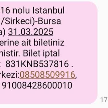 Bilet İptali Sonrası Bilgilendirme Eksikliği