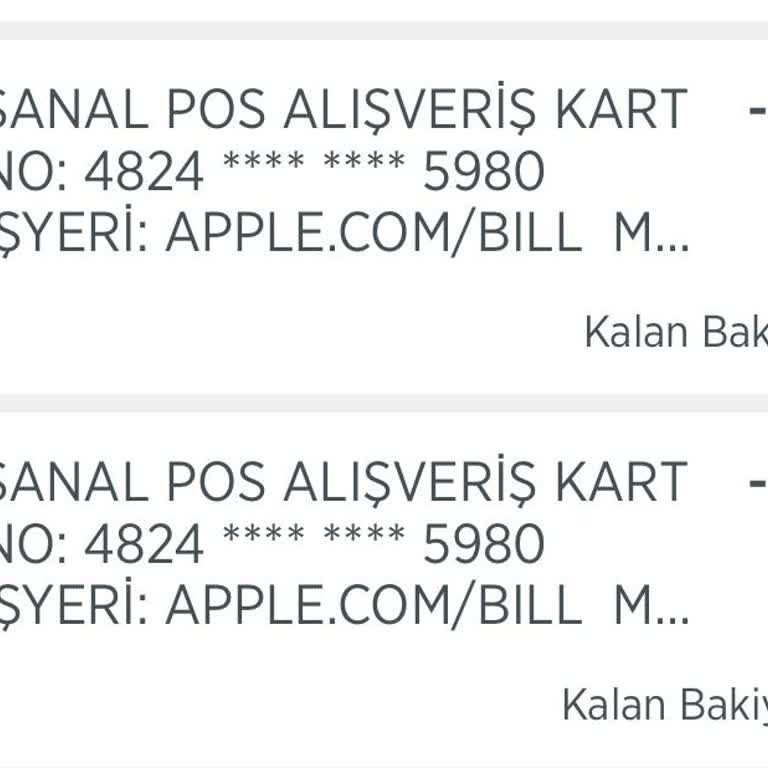 Apple Hesabımdan İzinsiz Para Çekimi