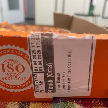 Yanlış Pizza Siparişi Ve Yetersiz Malzeme Bilgilendirmesi