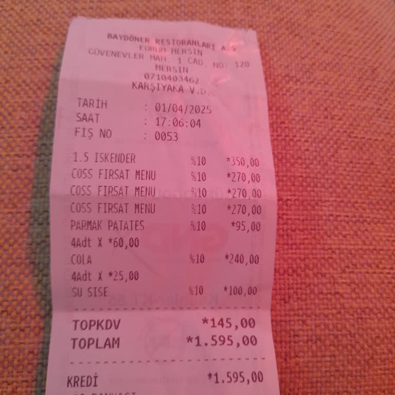 Baydöner'de Hayal Kırıklığı: Menü Yanıltmacası