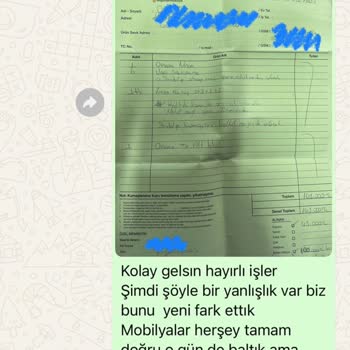Yanlış Renkte Gelen Mobilya Takımı Ve İlgisizlik