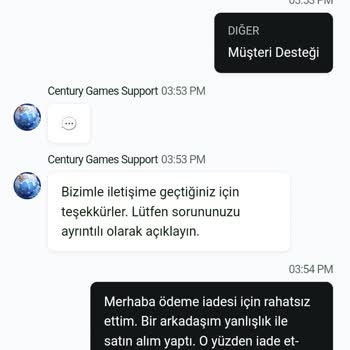 Yanlışlıkla Alınan Paket Yüzünden Oyunum Kısıtlandı