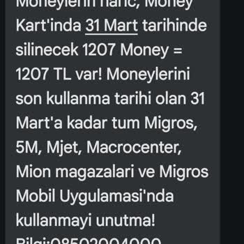 Yanlışlıkla Silinen Money Puanları