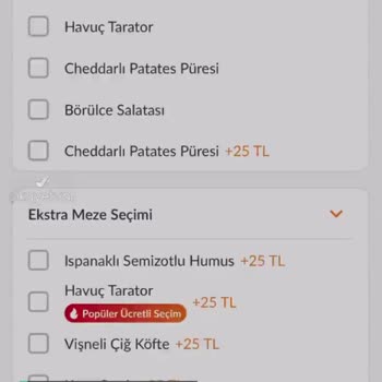 Trendyol Yemek Sistemsel Hata Kaynaklı Yanlış Yemek Siparişi