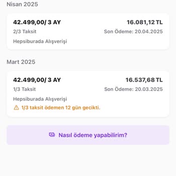 Kredi Puanımı Düşüren İptal Edilmiş Sipariş Sorunu