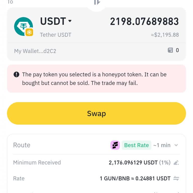 Pancakeswap Yanlış Token Satın Alımı Ve Satış Engeli Sorunu