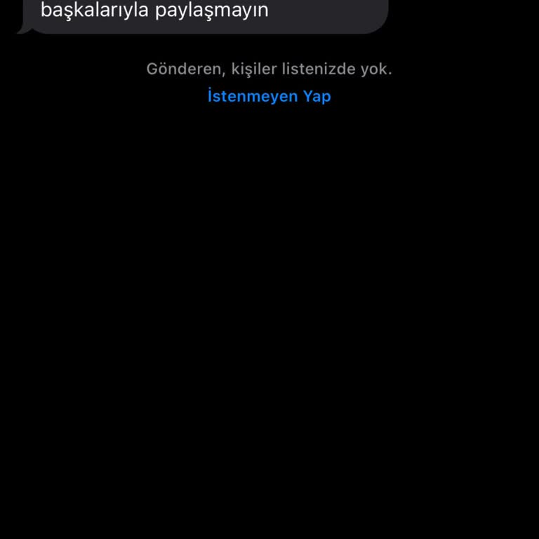Yanlış Gönderilen Mesajla İlgili Şikayet