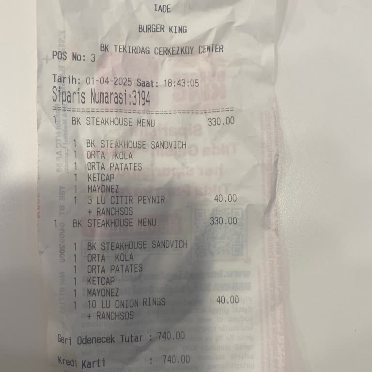 Burger Siparişinde Uzun Bekleyiş Ve Saygısız Hizmet