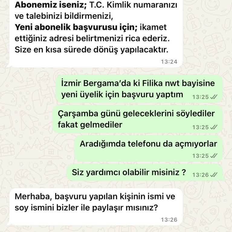 İnternet Başvurusu İçin Geri Dönüş Alamama Sorunu