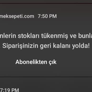 Eksik İçecek Ve Yetersiz Destek Mağduriyeti