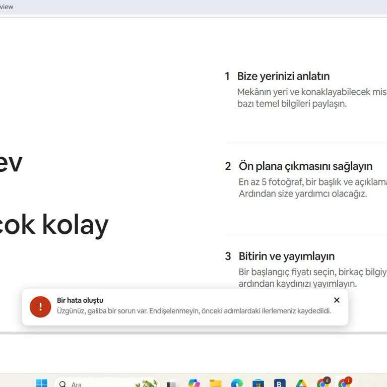 Airbnb İlan Yükleme Sorunu Ve Kimlik Doğrulama Engeli