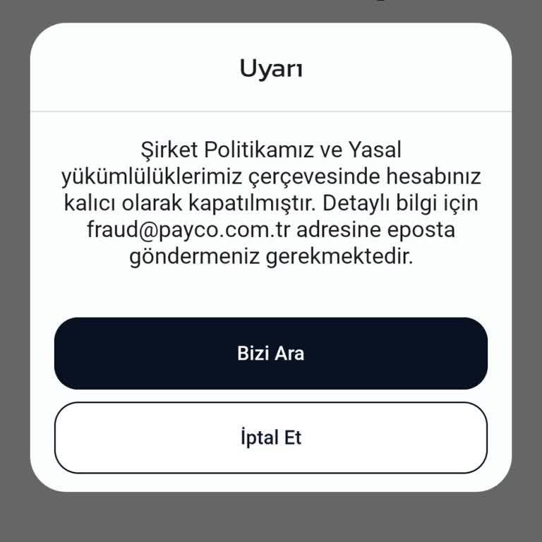 Hesap Kapatıldı, Bakiye İadesi Bekleniyor