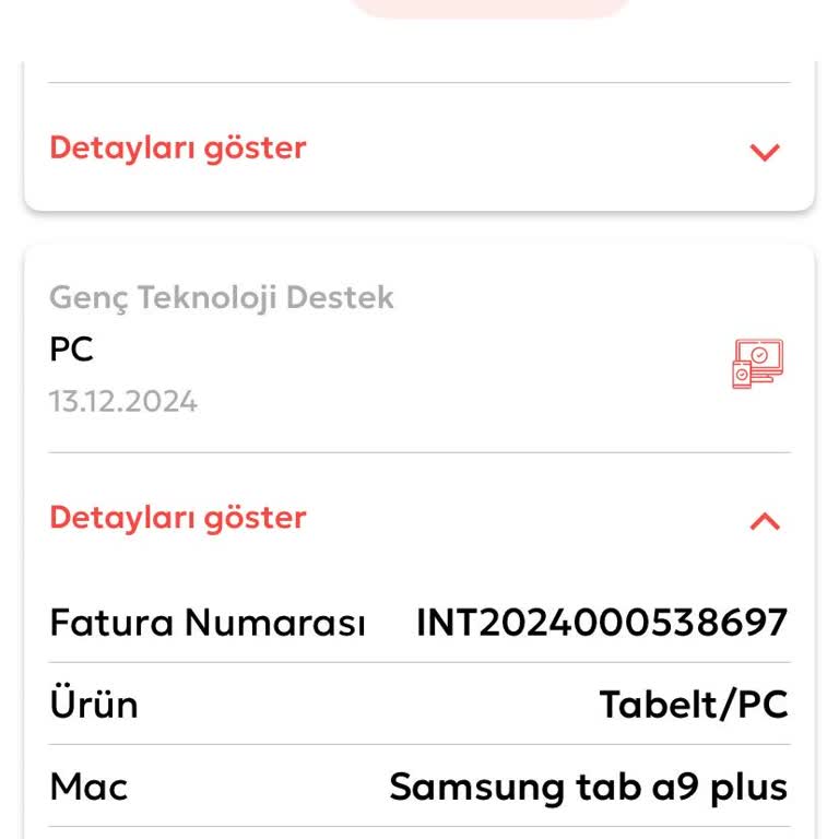 Vergi İadesi Bekleyen Tablet Başvurusu