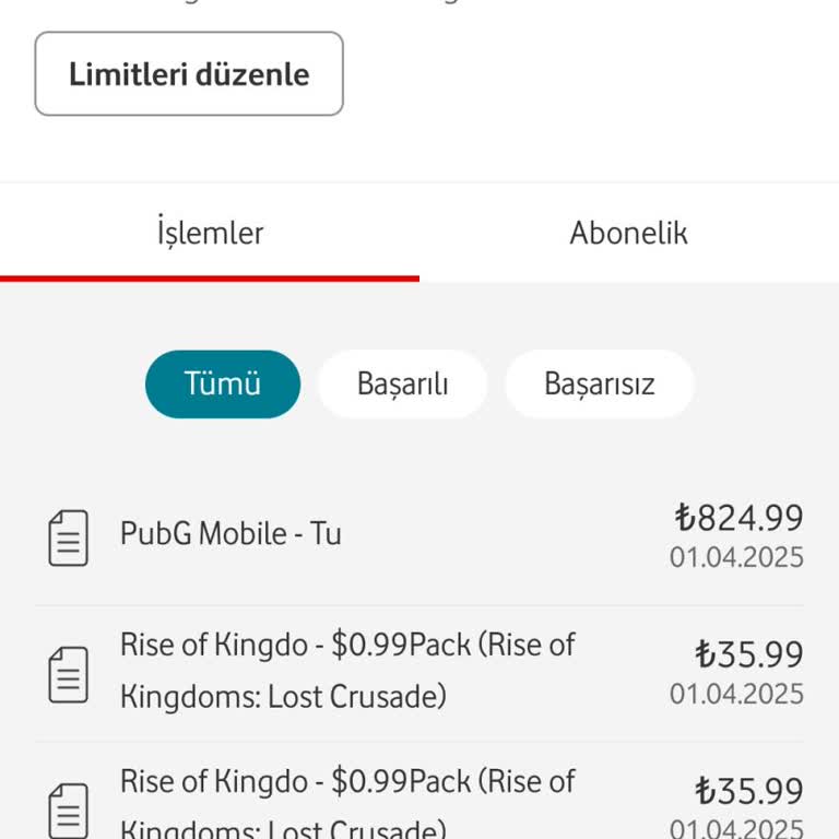 Yetkisiz Mobil Ödeme Sorunu