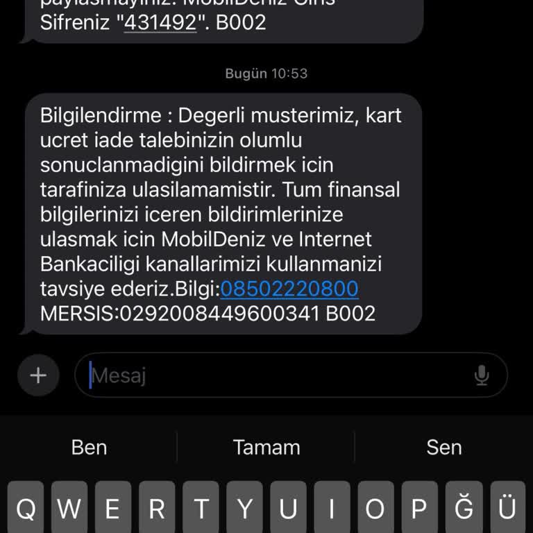 Denizbank'ın Sürpriz Yıllık Üyelik Ücreti
