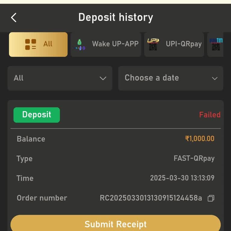 BDG Win Did Not Add My Deposit to My Game Account