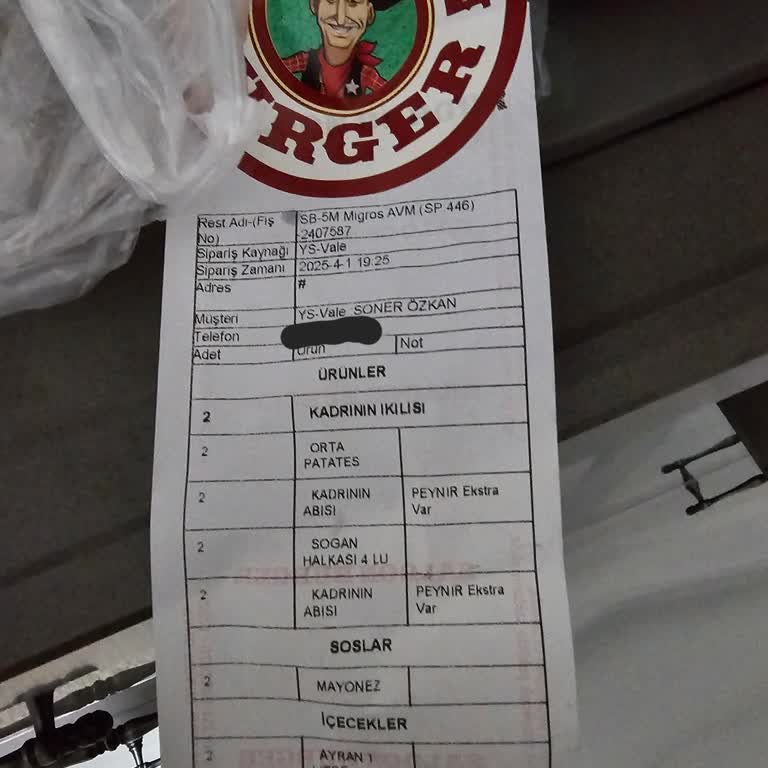 Eksik Siparişle Bayram Dönüşü Aç Kaldık