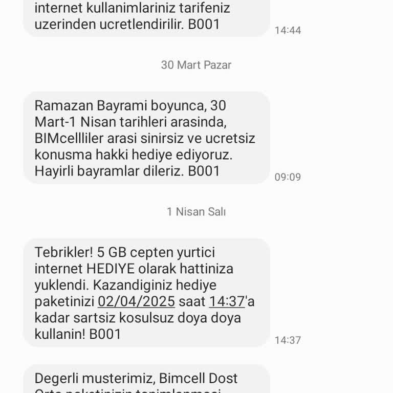 Bimcell Bayramda Paket Yükleme Sorunu