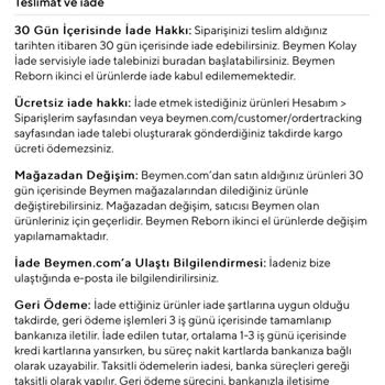 Beymen'den Aldığım Bileklik İade Sorunu