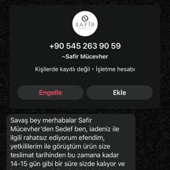 Beymen'den Aldığım Bileklik İade Sorunu