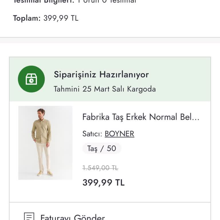 Siparişim Hazırlanamıyor Ve İptal Edilemiyor