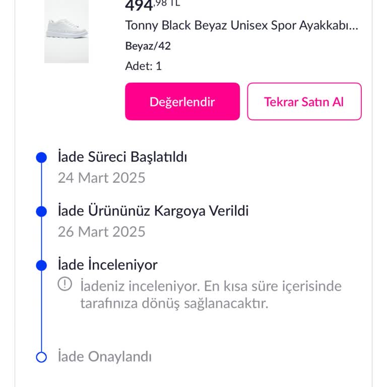 İade Sürecinde Gecikme Ve Ödeme Sorunu