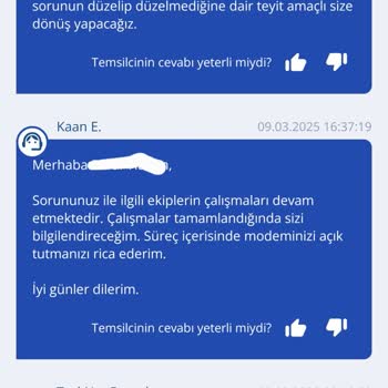 TurkNet İle Sürekli Kesilen İnternet Ve Yetersiz Destek