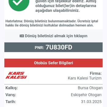 Bilet İptali Ve Mağduriyet: Kars Kalesi Turizm'in Sorumluluğu