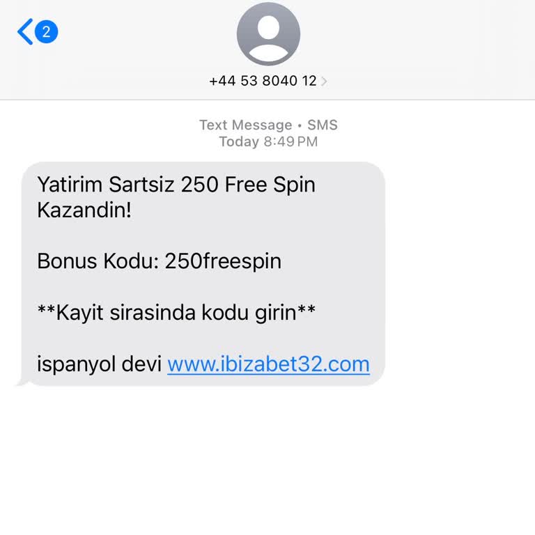 İbizabet İzinsiz SMS'lerle Sürekli Rahatsız Ediliyorum